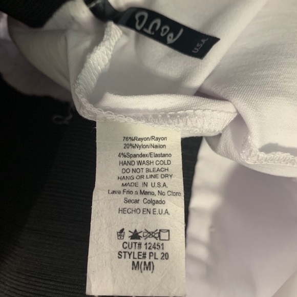 Pants High Waisted White Size M - Picture 8 of 8